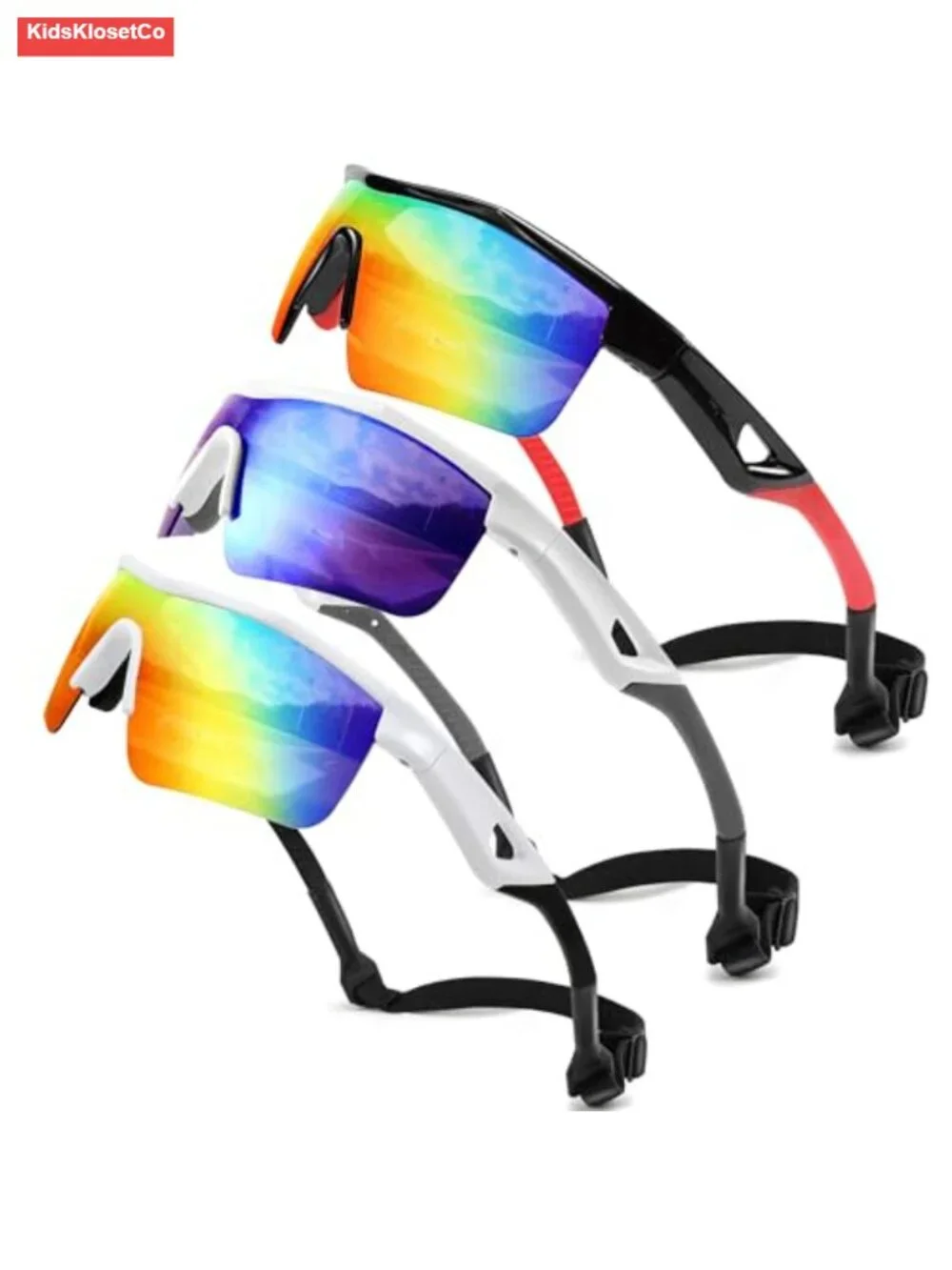 Kids Sports Polarized Sunglasses TR90 Frame Cycling Baseball